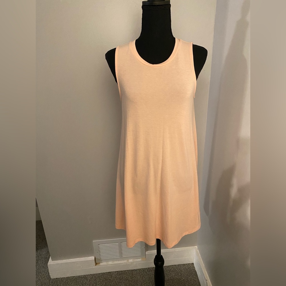 Forever 21 Pink Short Flare Dress. Size Medium.